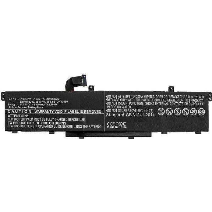 CoreParts 5B10W13958-CP (8000 mAh), Notebook Akku