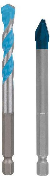 Produktbild Bosch Professional Zubehör Expert HEX-9 Hard Ceramic + HEX-9 Multi Construction Bohrer, 8 mm (8,0 Millimeter)