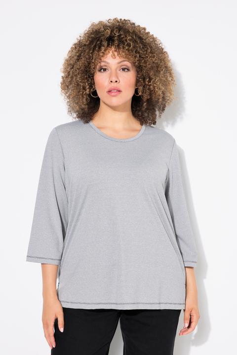 Produktbild Ulla Popken T-Shirt, Ziernähte, Rundhals, Halbarm (50, 52)