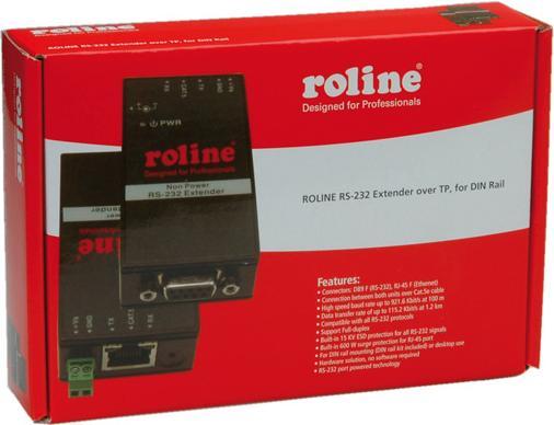 Produktbild Roline RS232 Extender over TP. DIN Rail