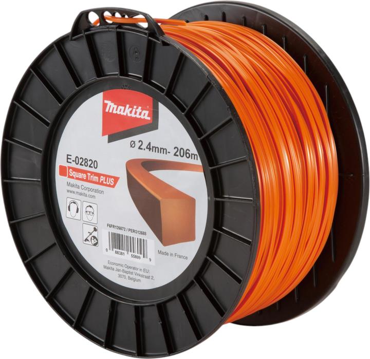 Actual product image Makita Mowing thread square 2,4mmx206m (Mowing robot, Trimmer line + line spool)
