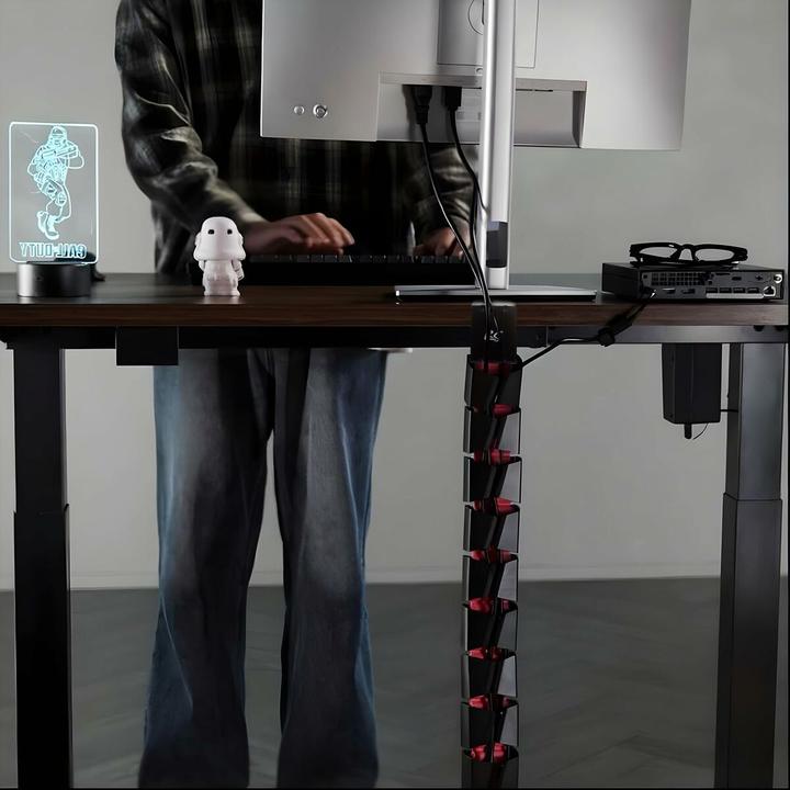 Image du produit NanoRS Nano Rs Organizer Kabli / Maskownica Do Biurka 1345mm Czarno Czerwony Rs125