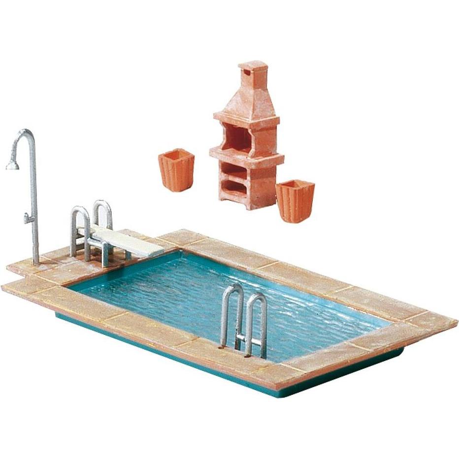 Faller 180542 H0 Swimming Pool und Ga