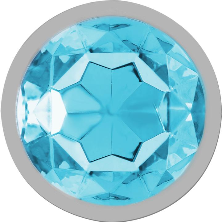 Actual product image Intense Anal Plug Metal Blue Size S