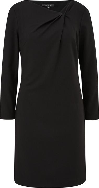 Produktbild Comma Kleid Crêpe-Kleid mit Knotendetail (36)
