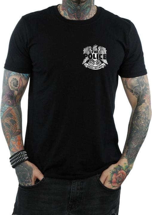 Produktbild The Police Illegal Records Eagle Chest TShirt (L)