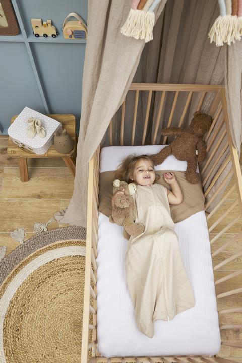 Produktbild Meyco Baby Plume schlafsack - soft sand - 90cm (90 cm, Sommer)