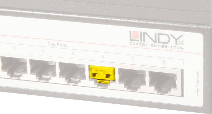 Produktbild Lindy RJ45 Port Blockers x 20 Yellow