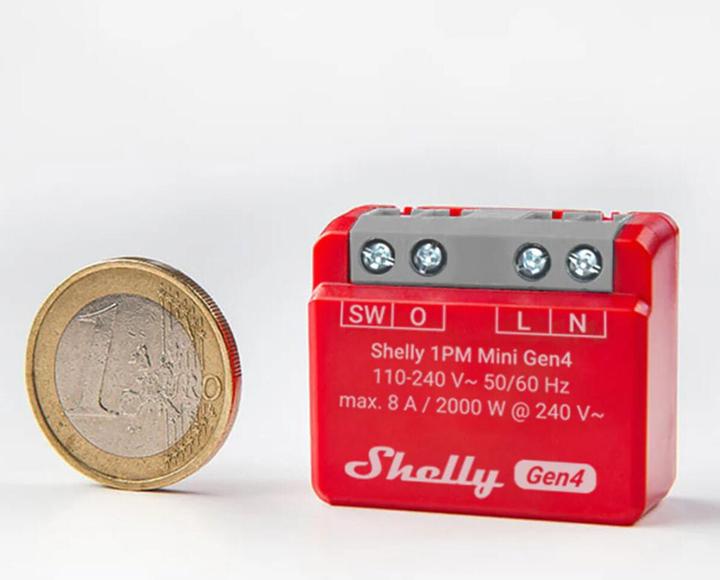 Actual product image Shelly 1PM Mini Gen4 (Switch actuator)