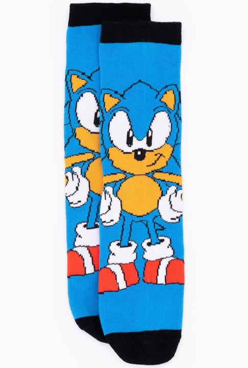Image du produit Sonic The Hedgehog Chaussettes unisexes pour adultes (lot de 3) (Lot de 3, 40.5 - 45.5)