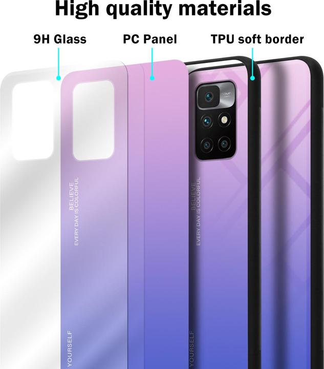 Image du produit Cadorabo TPU 2 couleurs Housse en verre (Xiaomi Redmi 10)