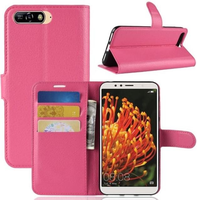Actual product image MU Classic Litchi Leather Bookcover Series (Huawei Y6 (2018))