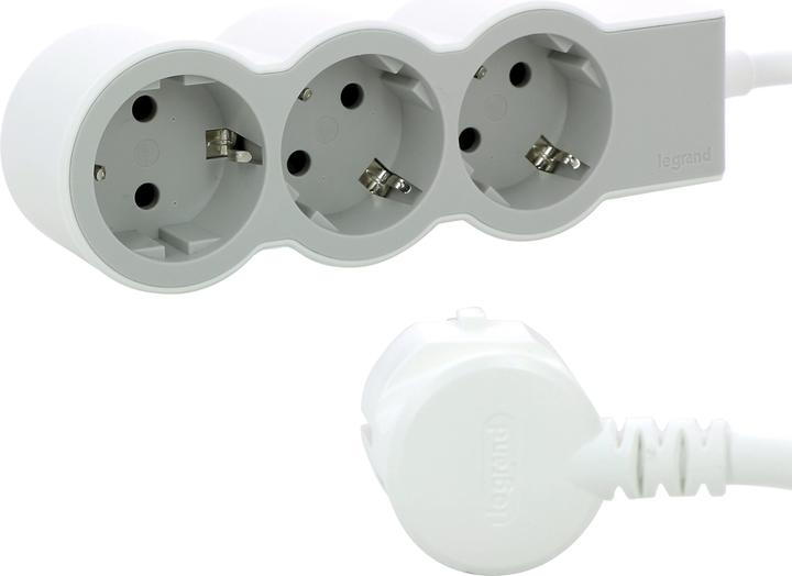 Produktbild Legrand Flache Steckdosenleiste, 3-fach Steckdose (3 x, CEE 32/5, 5 m)