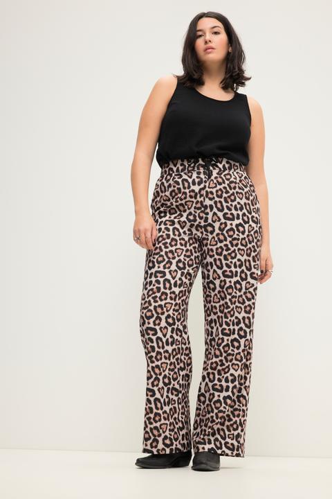 Produktbild Studio Untold Hose, Wide Legs, HighWaist, Leoprint (54)