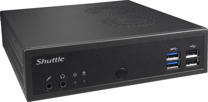 Produktbild Shuttle Barebone DH02U, schwarz (Intel Celeron 3865U)