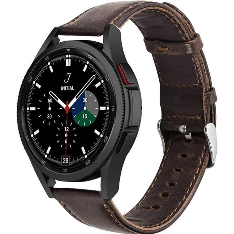 Thumbnail - Strap-it Lederarmband (20 mm, Leder), Uhrenarmband, Braun