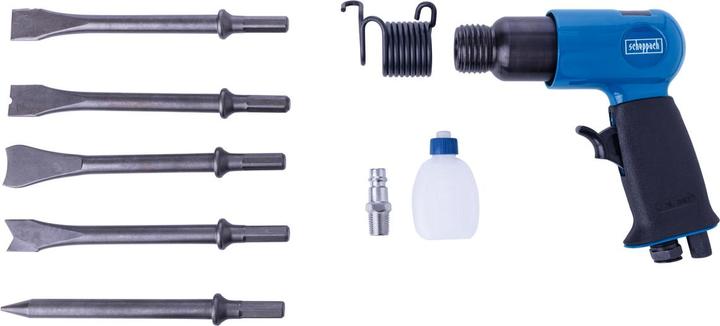 Actual product image Scheppach Compressed air chisel hammer set (Air blast)