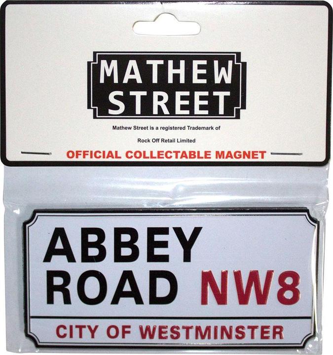 Image du produit Rock Off - Aimant de réfrigérateur ABBEY ROAD NW LONDON (1 x)