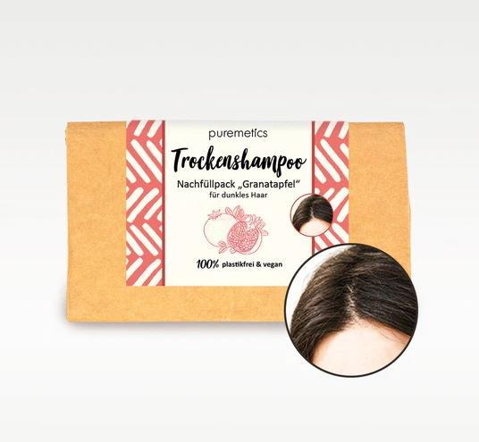 Actual product image Puremetics Refill: Dry Shampoo Pomegranate (Dry shampoo, 100 g)