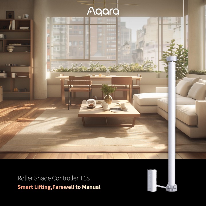 Image du produit Aqara Contrôleur d'ombre à roulettes T1S