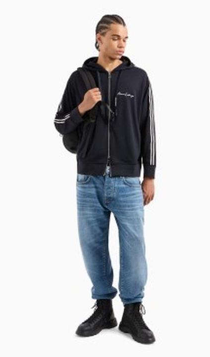 Image du produit Armani Exchange Sweat à Capuche à Fermeture Éclair Signature Logo Essential (XXL)