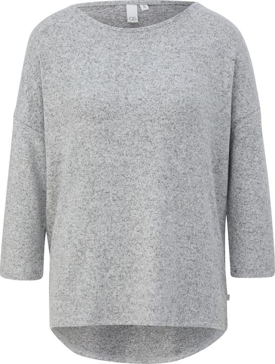 S.Oliver T-Shirt Weiches Shirt aus Viskosemix in Melange-Optik (XXL)