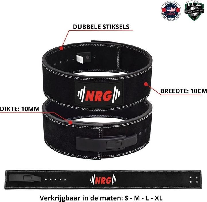 Produktbild NRG Fitness Gewichthebergürtel - Grösse: S