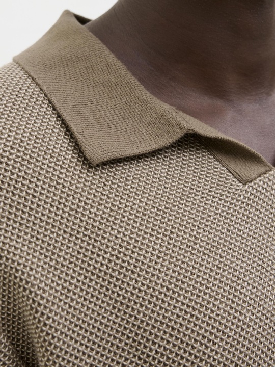 Immagine prodotto Jack & Jones Jprcceaston Knit Split Neck Ss Sn (L)