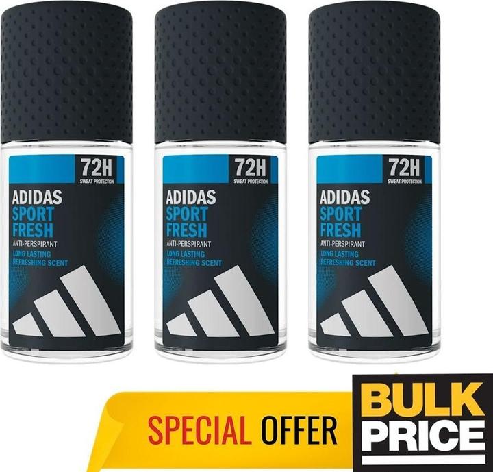 Actual product image Coty adidas Sport Fresh Roll-on Male (Roll-on, 50 ml)