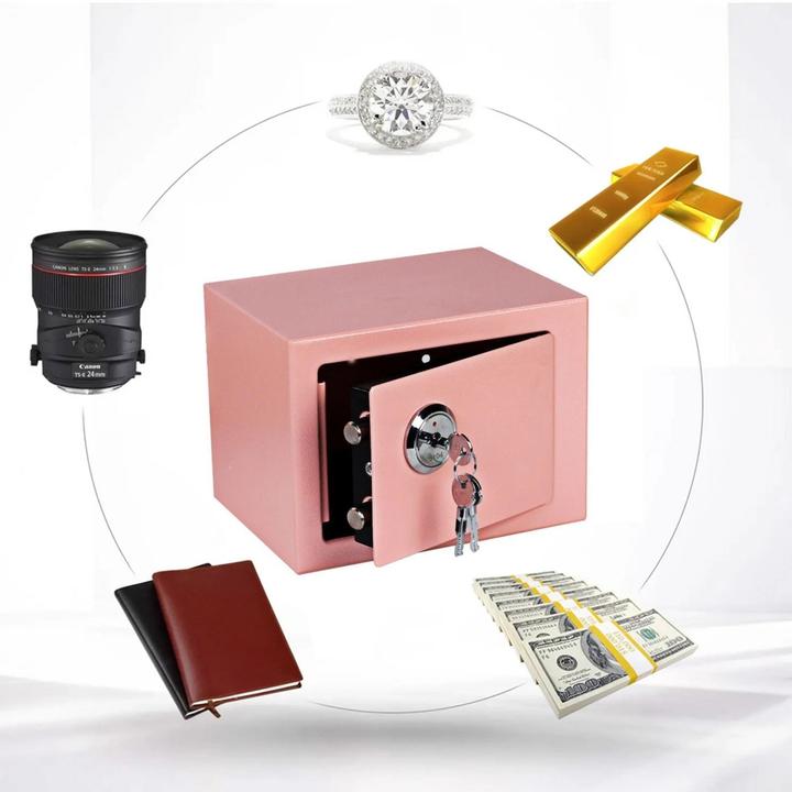 Produktbild Extralink Startseite | Sicher zu Hause | Büro Schlüsselbox Safe rosa S-404