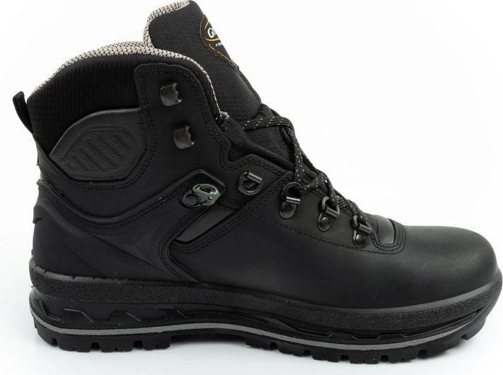 Actual product image GriSport Nero Dakar Herren-Trekkingschuhe, Leder, schwarz (44)