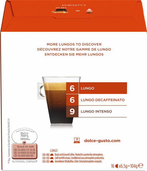 Produktbild Nescafé Dolce Gusto Lungo (16 x Port.)