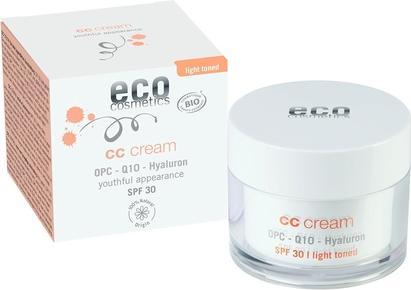 Produktbild Eco Cosmetics CC Creme getönt hell LSF 30, 50 ml (Hell, 50 ml)