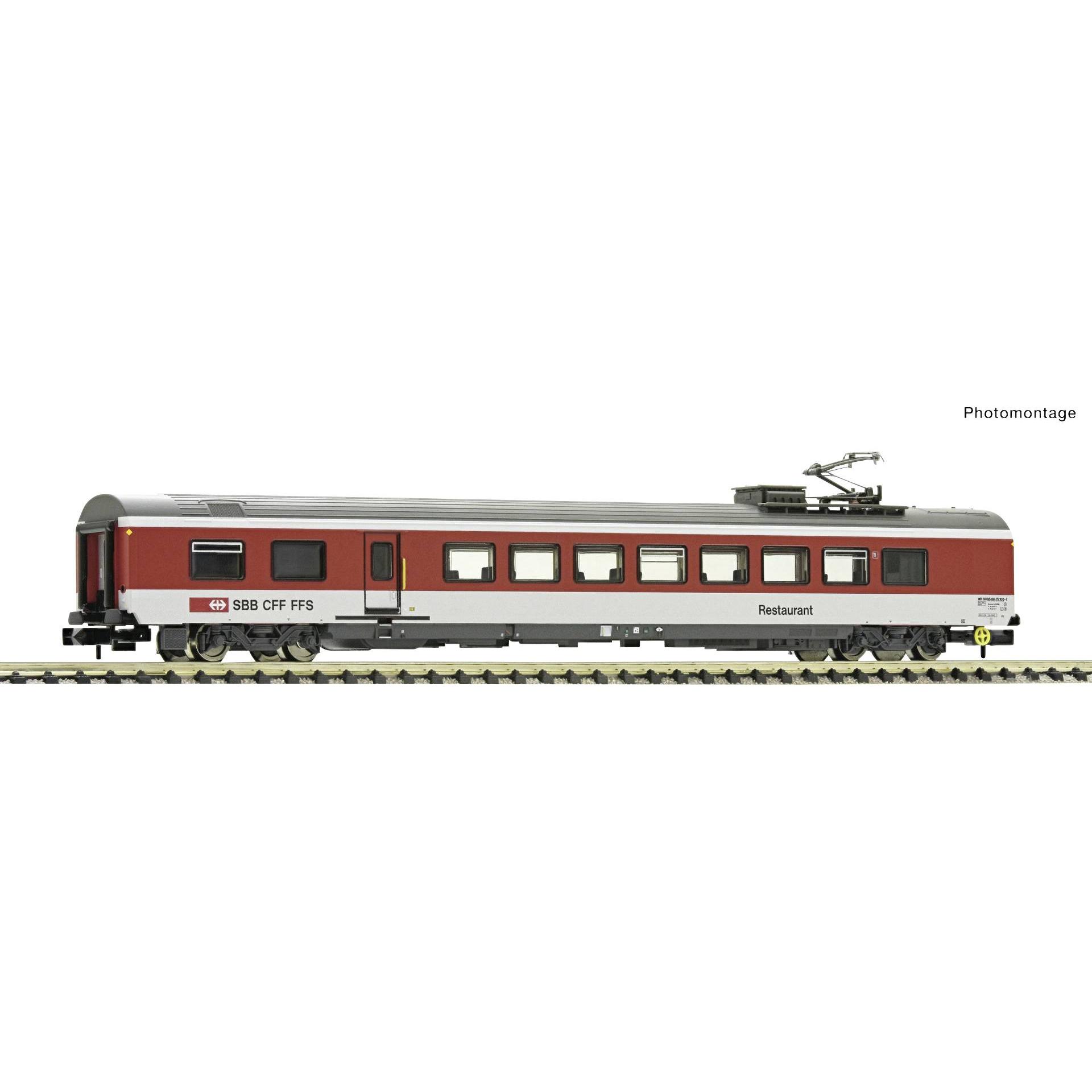 Fleischmann 6260060 N Speisewagen Typ EW IV, Gattung WR der SBB (Traccia N)