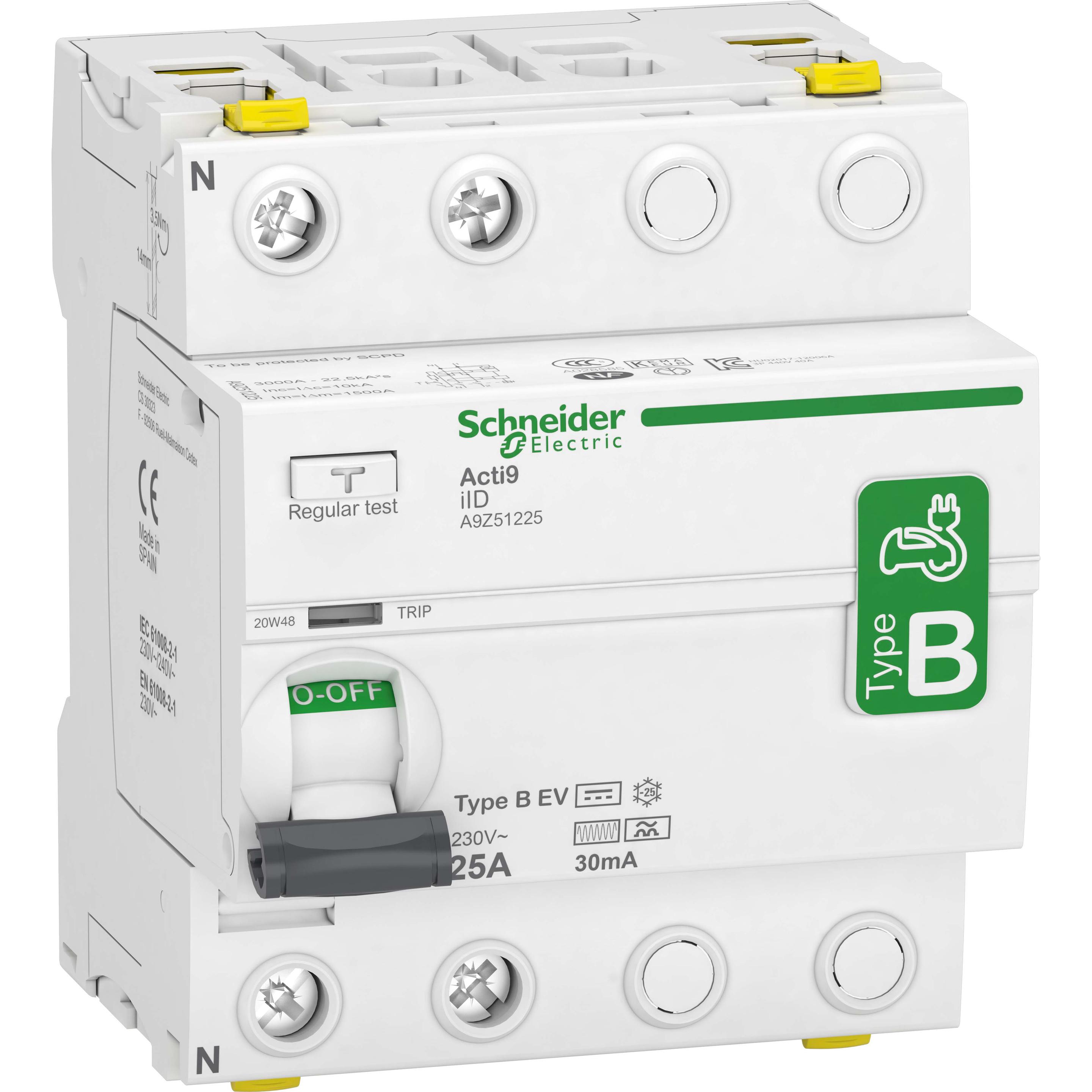 Schneider Electric, Schutzschalter, Elektroladestation