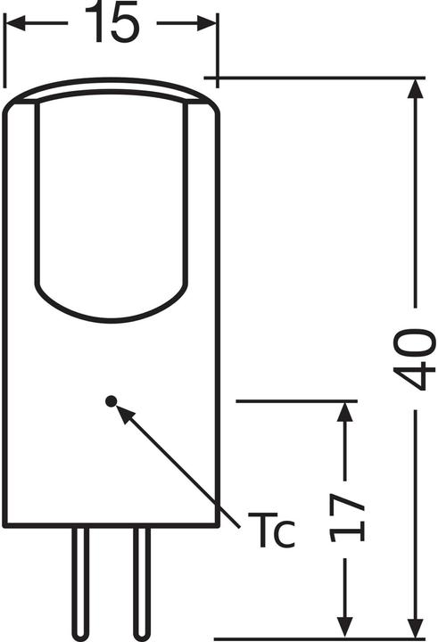 Actual product image Osram Pin (G4, 2 W, 200 lm, 1 x, F)