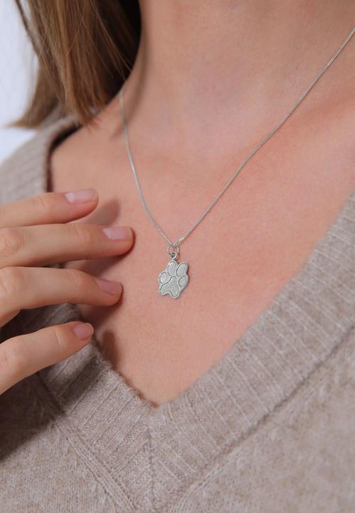 Immagine prodotto Elli mit Pfoten-Anhänger (Argento, 45 cm)