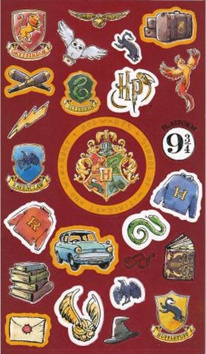 Produktbild Hogwarts Aufkleber 25erPack Wiederverwendbar