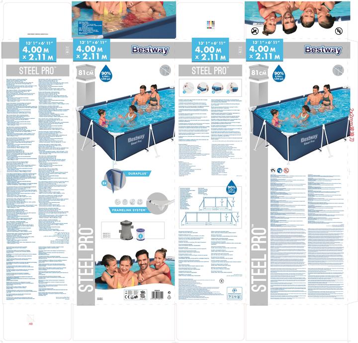 Actual product image Bestway Steel Pro Set (400 x 211 x 81 cm)