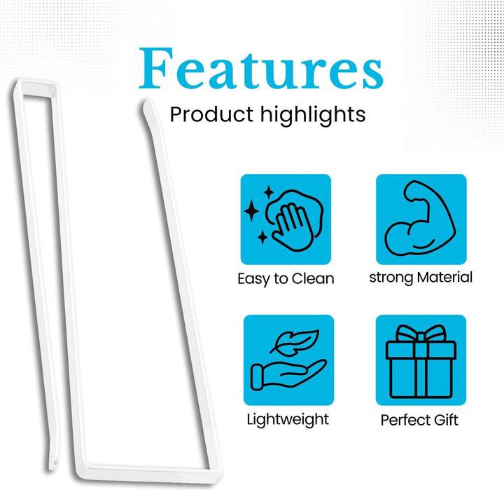 Actual product image Intirilife 2x paper roll holder in white