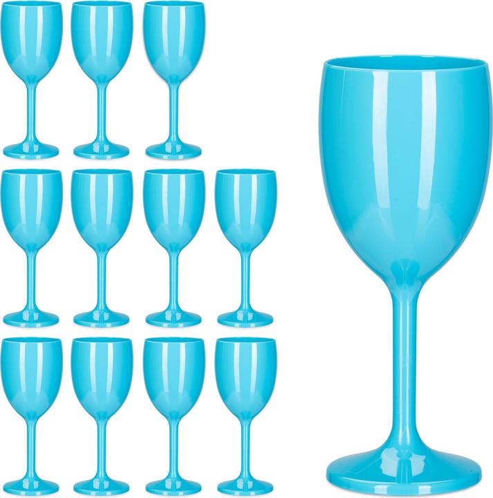 Actual product image Relaxdays 12x wine glasses (25 cl, 12 Glasses, White wine glasses)