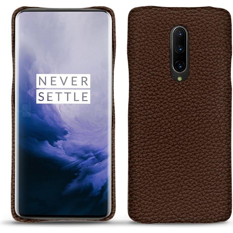 Noreve Lederschutzhülle (OnePlus 7 Pro), Smartphone Hülle, Braun