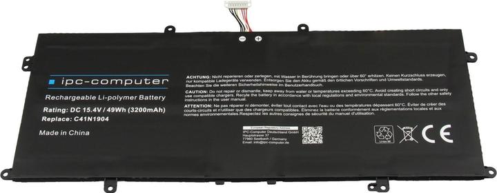 Image du produit IPC C41N1904 (4 cellules, 3200 mAh)