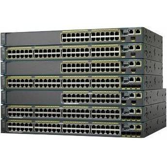 Cisco Catalyst 2960-Sf 48 Fe, 4 X Sf (48 Ports), Netzwerk Switch, Schwarz