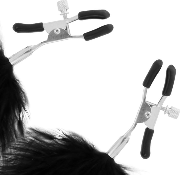 Produktbild Darkness Sensations Dunkelheit Pelz Nippelmuscheln