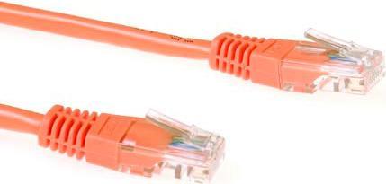 Produktbild Orange 10 meter U/UTP CAT5E patch cable with RJ45 connectors. Cat5e u/utp orange 10.00m (U/UTP, CAT5e, 10 m)