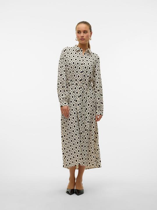 Immagine prodotto Vero Moda VMVARIA Langes Kleid Hemdblusenkleid (S)