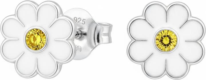 Immagine prodotto Maxte Premium Kinder- Silber-Gänseblümchen mit Kristall und Epoxy (Argento)