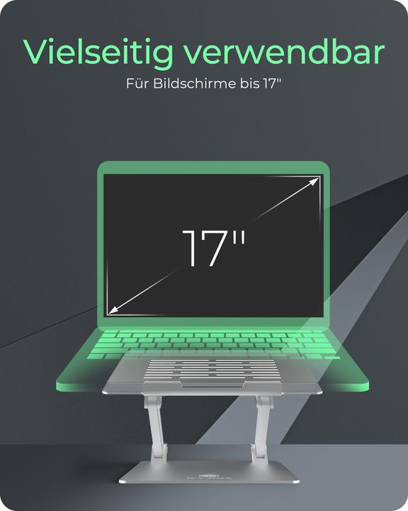 Actual product image Icy Box Notebook holder up to 17", IB-NH300