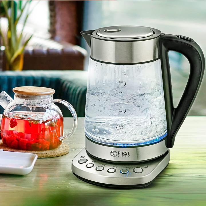 Produktbild TZS First Austria Glaswasserkocher mit Kalkfilter (1.70 l)